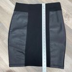 HeartSoul Faux Leather Panel Pencil Skirt Black Stretch Juniors 13 Size undefined Photo 6