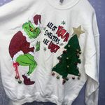 Gildan Grinch Christmas Sweater All Your Sweaters Are Ugly 2XL White Sweatshirt Photo 11