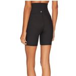 We Wore What Black Lace Up Biker High Rise Athletic Shorts Size S NWT Photo 1