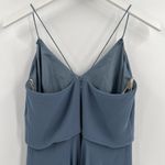 Jenny Yoo  Inesse Chiffon Gown Bridesmaid‎ Dress Stormy Blue Gray Wedding Size 6 Photo 6