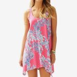 Lilly Pulitzer Pink Samba Monterey Tank Dress Tropical Beach Summer size XS Photo 2