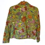 Coldwater Creek Vintage Coldwater‎ Creek cropped blazer jacket green floral size S petite Photo 1