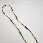Glasses Seed Bead & Unakite Glasses Chain Pink Photo 2