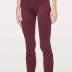 Lululemon Ready To Rulu Tight Leggings in Maroon SZ 10 Photo 1