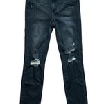 Paige Hoxton Crop Rollup Jeans in Valera Destructed Distressed Wash | 27 Photo 1