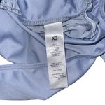 Celebrity Pink NWT  Ruched Blouson Sleeve Bodysuit Ice Blue Floral Square Neck XS Photo 6