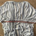 Blue Island  boho striped tassel swim coverup Photo 4