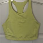 Outdoor Voices  Yellow High Neck Sports Bra Medium Photo 2