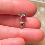 Sterling Silver Mini Turtle 925 Single Stud Earring Photo 12