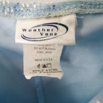 Y2k 2000s Vintage Weather Vane Light Blue Floral Spaghetti Strap Dress Small Photo 3