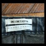 One Teaspoon  One X 2020 Fox Denim Mini Skirt Photo 3