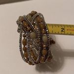 Women’s Chunky Stretchy Bracelet Cuff Beaded Multi Color Photo 1