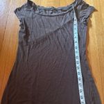 Late Y2K Mossimo Mocha Slim Tee, Size M Brown Size M Photo 2