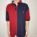 Tommy Hilfiger Vintage 90’s  Men's color block polo with crest Photo 0