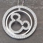 Swarovski Disney100 Mickey Mouse pendant necklace Silver Photo 2