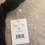 ANDIE NWT  Swim The Wyndwood Top Size XL Black One Shoulder Photo 3