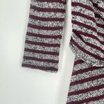 Free People  Womens Maverick Eggplant Purple/Gray Stripe V-Back Mini Dress Size S Photo 7