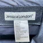 Jessica London Jessica‎ London Blazer Leather Jacket Silver 20 Photo 6