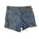 Levi's 94 baggy women's size 33 cut off denim shorts light wash jeans Photo 1