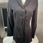 Ann Taylor Women's Blazer Suit Jacket Business Pinstripe Notch Tailored Photo 1