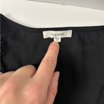 Pleione Black Crossover Lace Accent Peplum Sleeveless Blouse Size 1X Photo 2