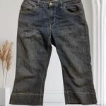 VINTAGE Z. CAVARICCI Jeans Women’s Waist 32 Blue Crop Capri Denim Size 8 Photo 0