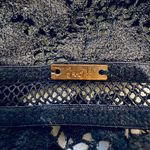 Judy K Lace Bralette Criss Cross Back Lined Black Lingerie Top XL Photo 1