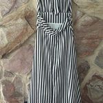 Commense Stripe Backless Pockets Dress size XL Black Photo 4