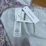 Topshop  Purple Floral Print Tie Wrap‎ Mini Skirt Size Medium Swim Coverup Summer Photo 2