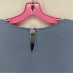 Shinestar  Casual Dress Drop Waist Crew Neck 3/4 Sleeve Womens Medium Blue Photo 8