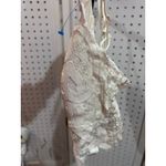 Zenana Outfitters White Lace Criss Cross Strappy Bralette Crop Top Plus Size 1X Photo 2