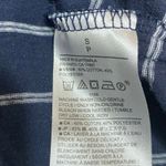 Banana Republic Women's Blue Striped Cap Sleeve Crew Neck Tee T-shirt Top Size S Photo 3