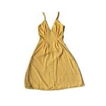 House of Harlow  1960 x Revolve Ines Dress Size XS Mustard Yellow Spaghetti Strap Photo 6