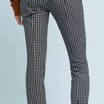 Anthropologie The Essential Slim Cropped Trousers black print Pants Size 4 Photo 1