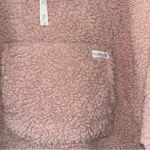 Hurley  X Cozy Pink Sherpa Hoodie Sweater pullover, size Medium Photo 3