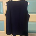 Alia dark blue Sleeveless Top Size L Photo 2