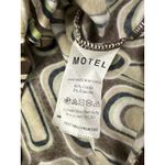 Motel Rocks Portia Crop Top in Retro Spot Brown Size XS Photo 6