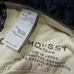 NWT Moussy Vintage Clarence Skinny in Blue Release Fray Hem Stretch Jeans 25 Photo 6
