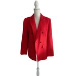 Ann Taylor LOFT Orange Boucle Blazer Jacket Size 10 Photo 8