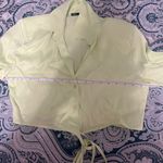 ZARA Satin Effect Crop Shirt (Size M) Photo 9
