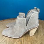 Jeffrey Campbell New!  Rosee Suede Bootie Square Toe Western Women’s Size 10 Photo 4