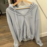 Hollister blue  zip up Photo 4