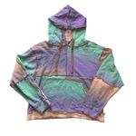 Jaded London oversized patchwork lightweight knitted hoodie wool blend 4 Photo 2