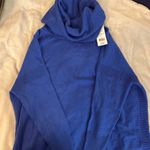 French Connection Brand New cowl neck sweater in blue size large Photo 1