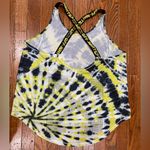 Nike  Black and Yellow Tie-Dye Tank Top Photo 1