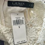 Ralph Lauren Lace Sleeveless Dress in Pale Cream/ Ivory Size 6 New w/Tag Photo 6