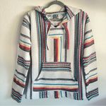 The Original Señor Lopez PALM BEACH OLAS hooded baja pullover, women’s size M Size M Photo 6