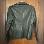 NWT J. Society Vegan Leather Blazer With Gold Buttons Size S Black Photo 4