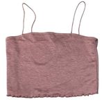 Paper + Tee Women's Mauve Spaghetti Strap Top Photo 0