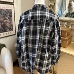 Pilcro for Anthropologie The Bella Femme Button Down Plaid Embroidered Top SZ XL Photo 5